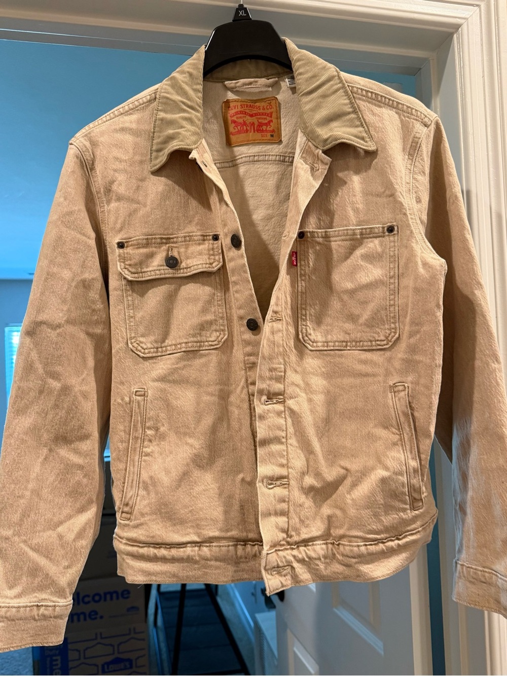Levi's Men’s Light Beige Shirt Jacket